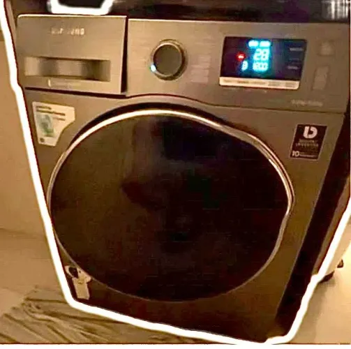 Lava e Seca Samsung EcoBubble 9kg Digital Inverter (Para Conserto ou Peças)