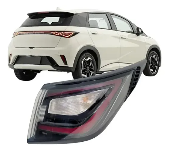 Lanterna Traseira Byd Dolphin 2023 2024 Com Led Lado Direito Direito/passageiro Vermelho