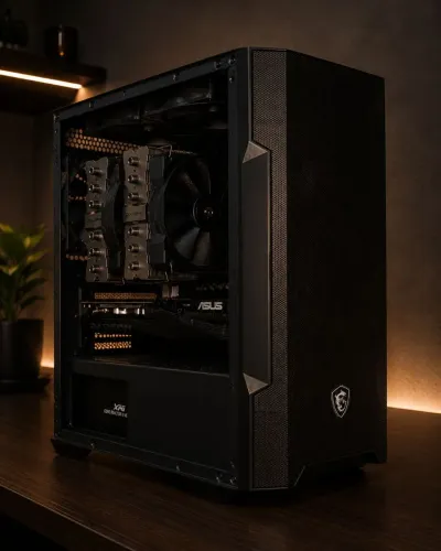Computador desktop gamer de verdade roda tudo sem shoro