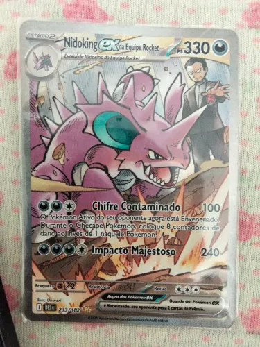 Nidoking ex, lapras da misty e clefairy