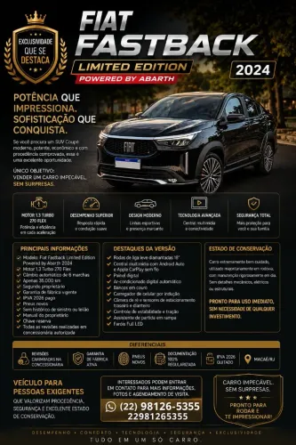 Fiat Fastback Limited Ed.1.3 270 T.flex Aut. 2024