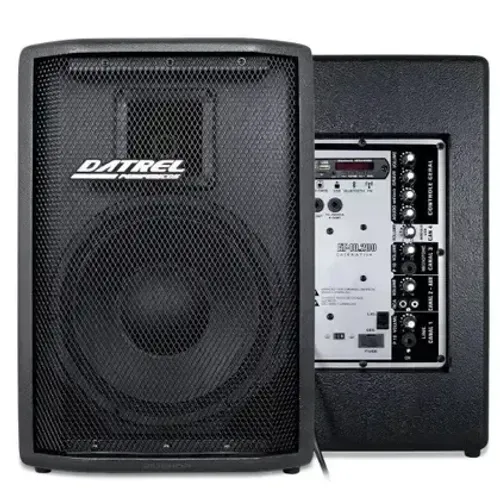 Caixa Ativa Datrel AT10-200 Watts Falante 10" Usb Bluetooth
