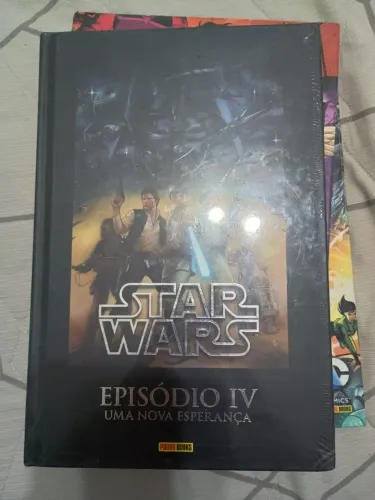 HQ Star Wars Episódio IV Uma Nova Esperança panini books lacrado capa dura