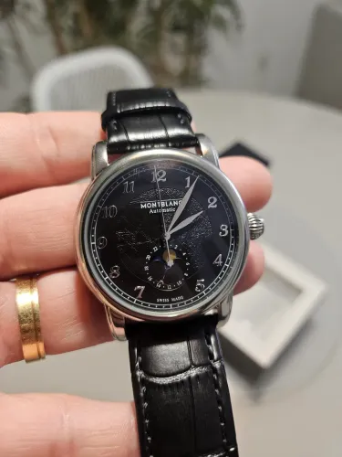 NOVO (Sem Uso) Relógio Montblanc Fases da Lua (super clone) Automático 