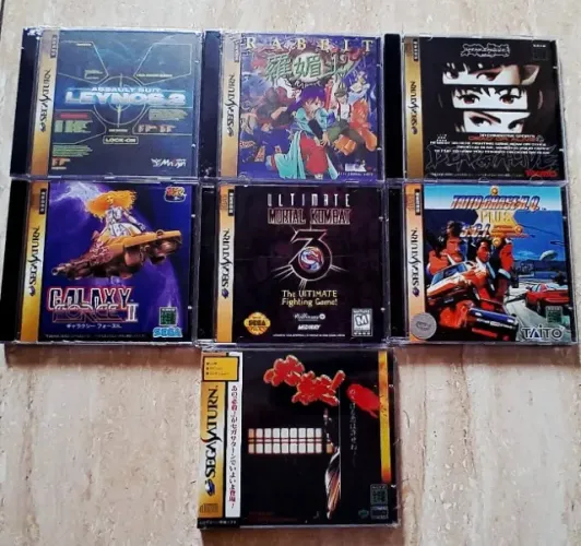 Sega Saturn - Lote de jogos