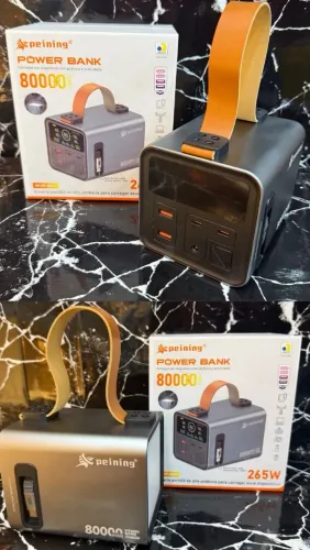 Power bank com 80000mAh