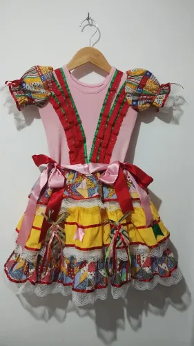 Vestido Junino 5/6 Anos
