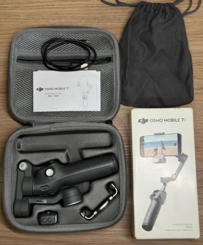 Estabilizador Dji Osmo Mobile 7p Smartphone Gimbal Cinza Escuro