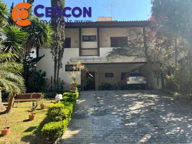 Casa de luxo em condomínio na Aldeia da Serra, Barueri-SP: 5 quartos, 3 suítes, 2 salas, 6