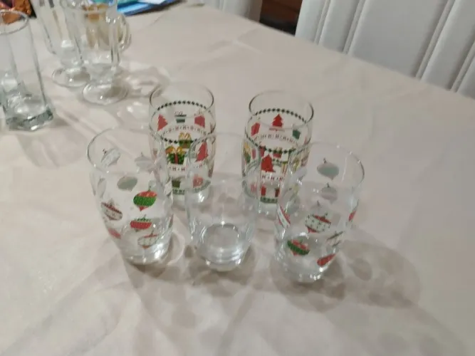 Copo decorativo de natal 