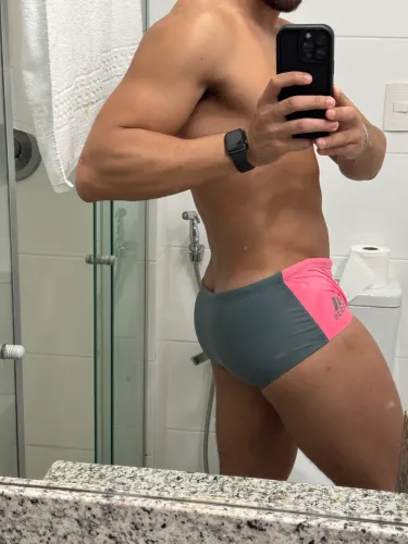 Sunga Adidas Rosa/Cinza