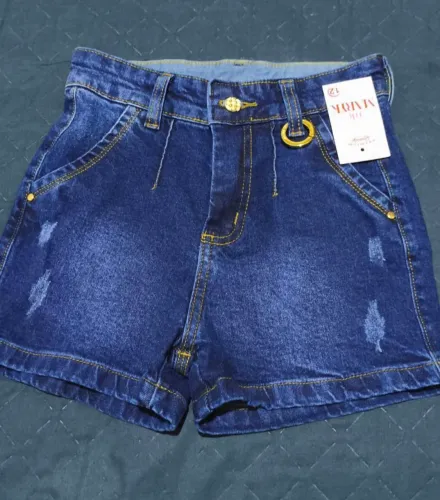 Short jeans tamanho 12 vendo ou troca