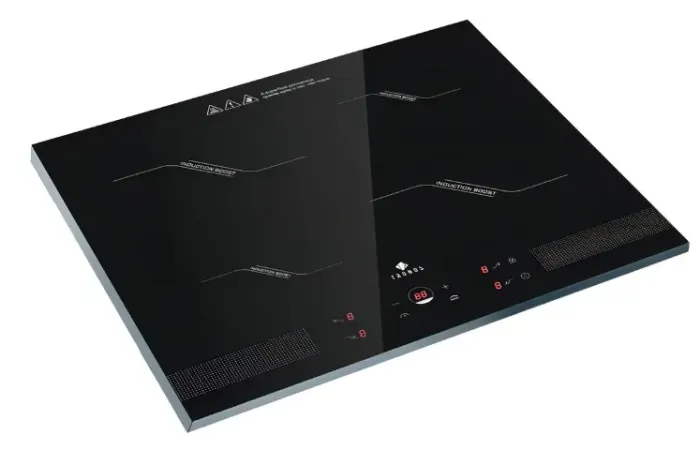 Fogão Cooktop de Indução 4 Bocas Tronos IF701OB1 Mesa Vitrocêramica Painel Touch com Timer