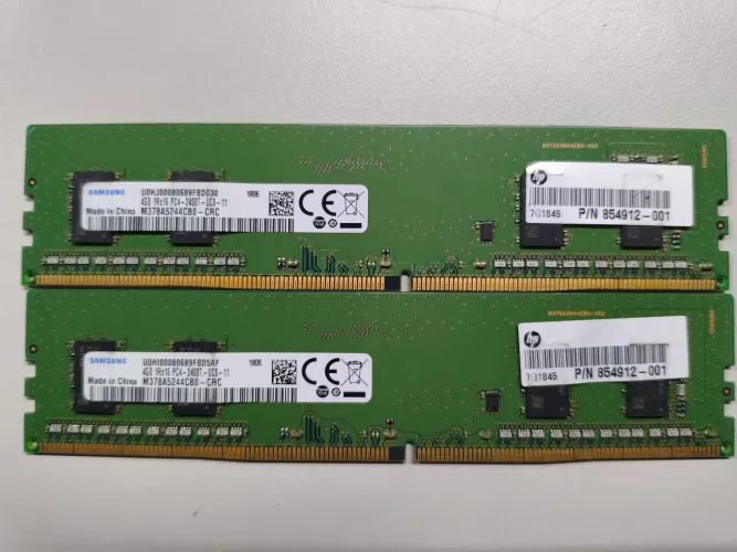 Memória DDR4 SAMSUNG 2x4GB 