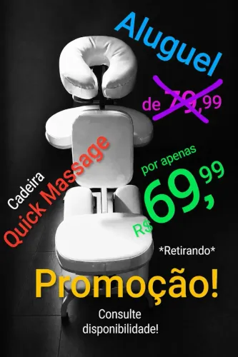 Aluga-se Cadeira de Quick Massage