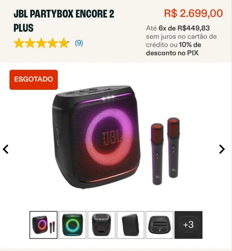 JBL party box encore 2 Plus