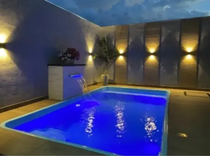 PISCINA COM 7 MTS - MODELO RUBI - AQUECIDA