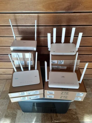 Roteadores E ONTs ZTE Fibra Óptica Novos Na Caixa (WiFi 5 E WiFi 6)