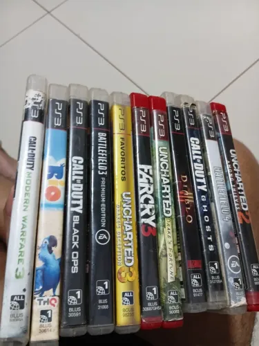 Lote de 11 jogos de ps3