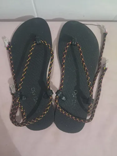 Sandalia amarra na perna N37