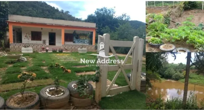 Um refúgio nas montanhas de Domingos Martins com rio, quedas de água e o privilégio de viv