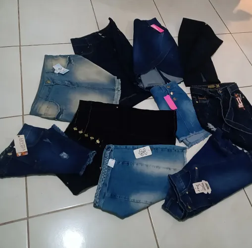 Roupas novas Venda somente atacado( jeans todos na etiqueta!,e semi novos!