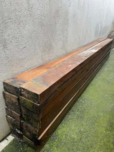 * Lote de Madeira Cumaru 5x15x3m - 14 Peças