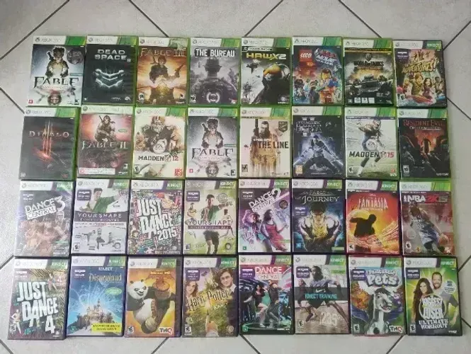 Jogos originais Xbox 360 mídia física todos 100%