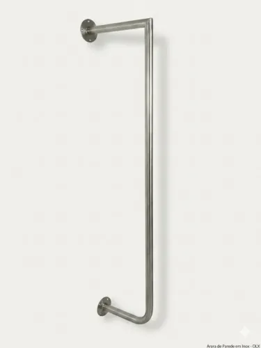 Kit Araras de Parede Reforçadas (Aço/Inox) - Diversos Tamanhos