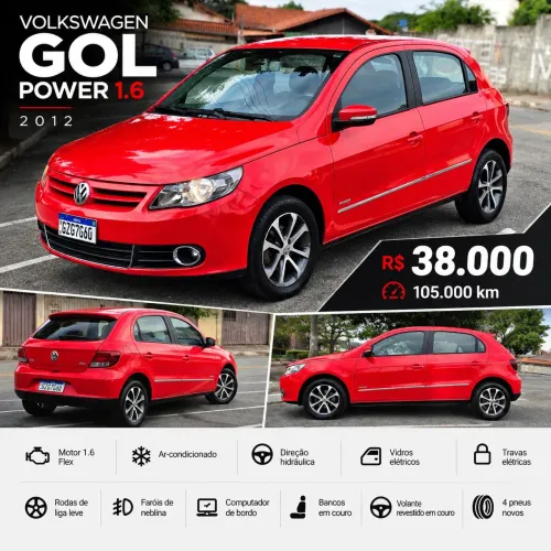 Volkswagen Gol Geração V Power 1.6 8V MI Total Flex Mec. 4P 2012