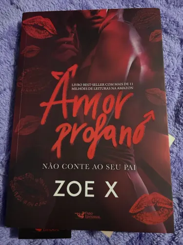 Livro- Amor profano + brindes