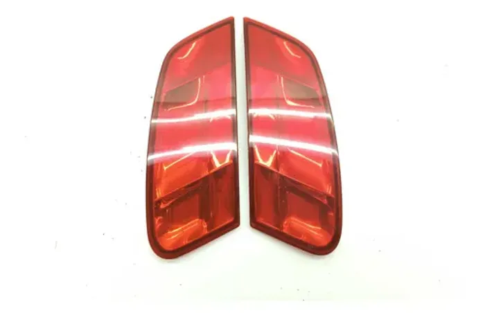 Par Lanterna Tampa Traseira Fiat Siena 2008 Ambos Lados Vermelho
