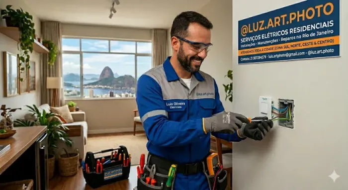 Eletricista SOS Serviços Eletricos em Geral Rio de Janeiro
