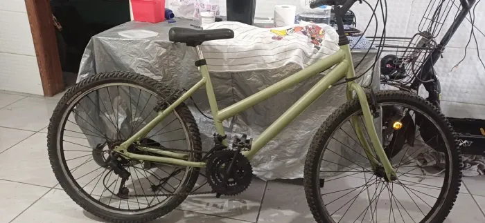 Bicicleta aro 26com marchas pegar e pedalar no bairro morro das pedras