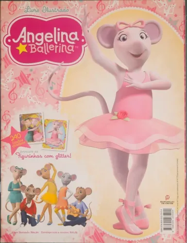Álbum Angelina Bailarina - Capa Normal - Figurinhas Soltas - Completo.