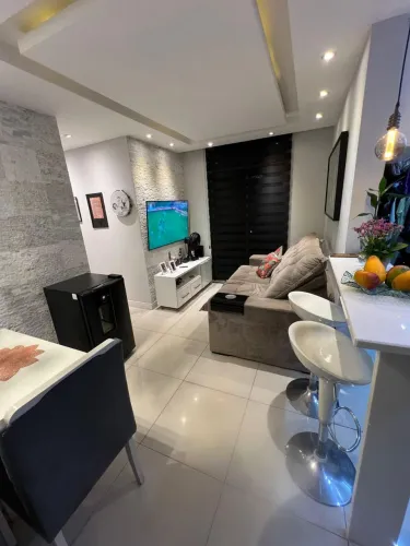 Caminhos da Barra Mais, Espetacular 2 quartos com vaga. Reformado. Lazer.