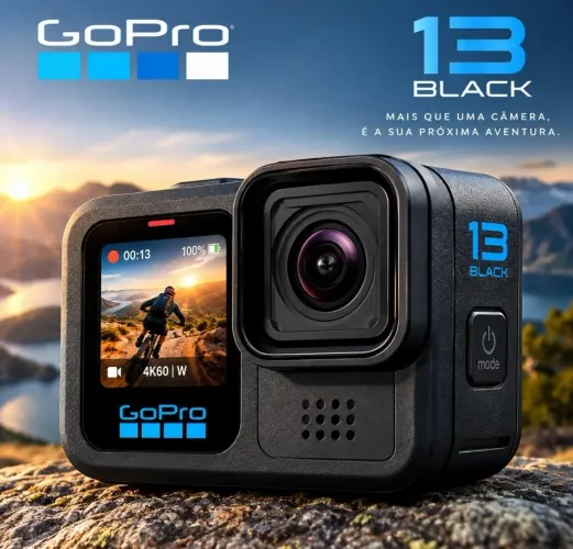 GoPro HERO13 Black + Dome + Cartão de Memória