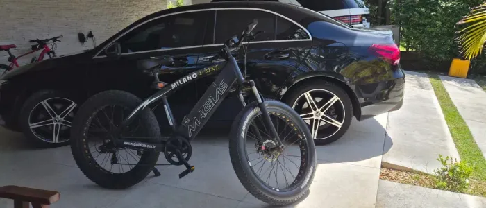 Fat bike elétrica motor Bafang como nova