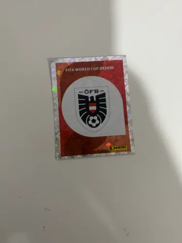 Figurinha brilhante do álbum da copa 2026