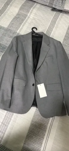 Blazer Masculino Zara - Cor Grafite | Tamanho G