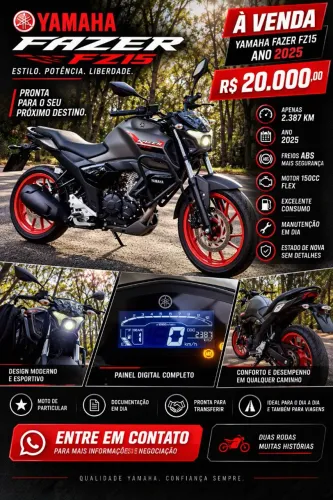Fazer FZ15 2025