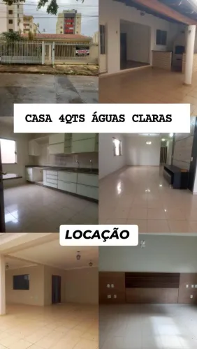 ALUGO CASA 4QTS PORCELANATO ARMÁRIOS PLANEJADOS AGUAS CLARAS EXCELENTE LOCALIZAÇÃO