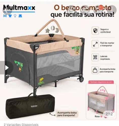 Berço cercado