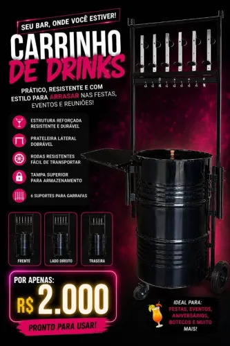 Carrinho de drinks