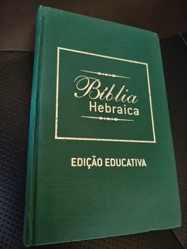 Bíblia Hebraica em português capa dura verde David Gorodovits e Jairo Fridlin sefer