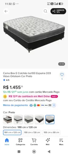 Cama box casal ortobom d 45