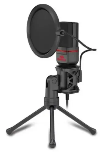 Microfone Gamer Streamer Redragon Seyfert Com Tripé Gm100
