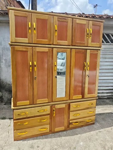 Guarda roupas de casal 5 portas novo entrega grátis 