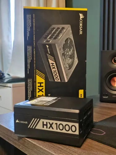 Fonte Corsair hx1000 80 plus platinum - completa