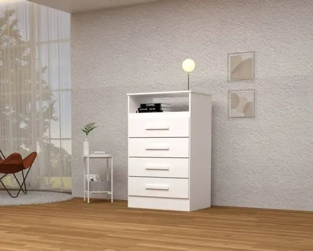 Cômoda com 4 gavetas _ Entrega imediata